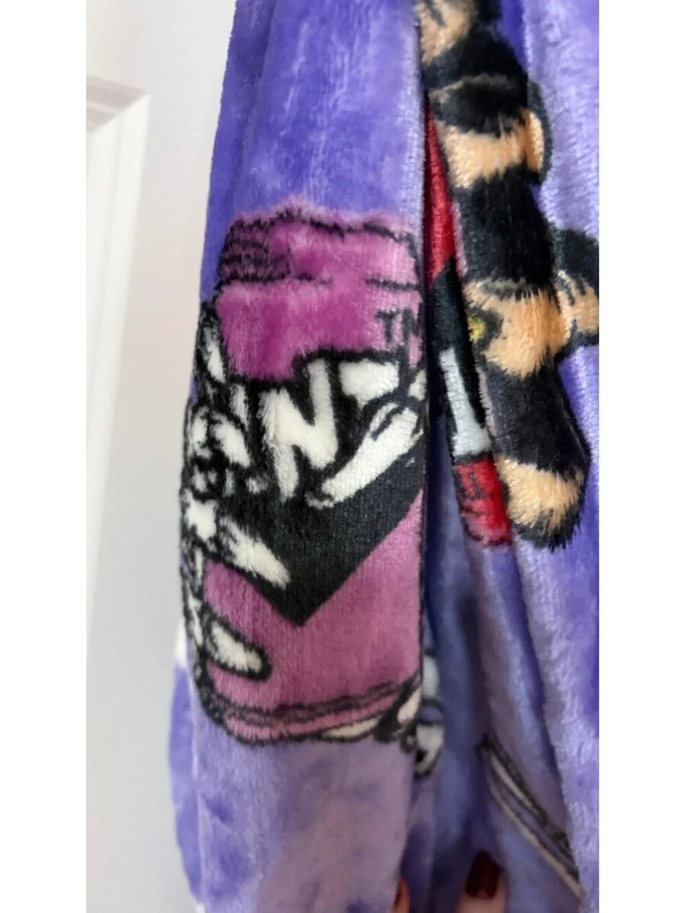 Fanta Halloween Soft Throw Blanket 60 x 70 in Purple